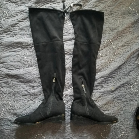 Sam Edelman Black OTK Boots - Picture 1 of 7